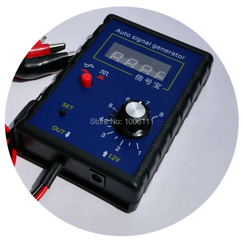 

Portable Auto Vehicle Signal Generator Car Hall Sensor and Crankshaft Position Sensor Signal Simulator Meter 2Hz to 8KHz