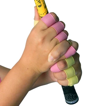 

8pcs/set Silicone Protector Anti-slip Finger Sleeve Toe Outdoor Men Soft Guard Grip Random Color Golf Elastic Support