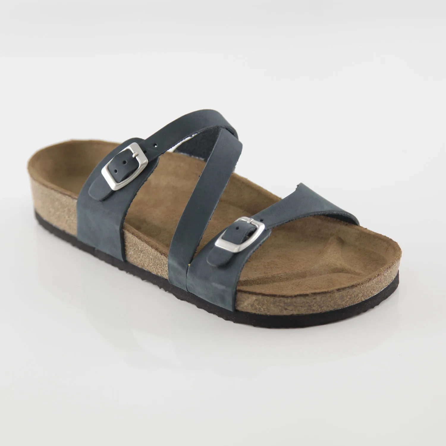 Женская обувь из натуральной кожи ballerыn темно синие сандалии Сандалии Croc Chaussure Spark