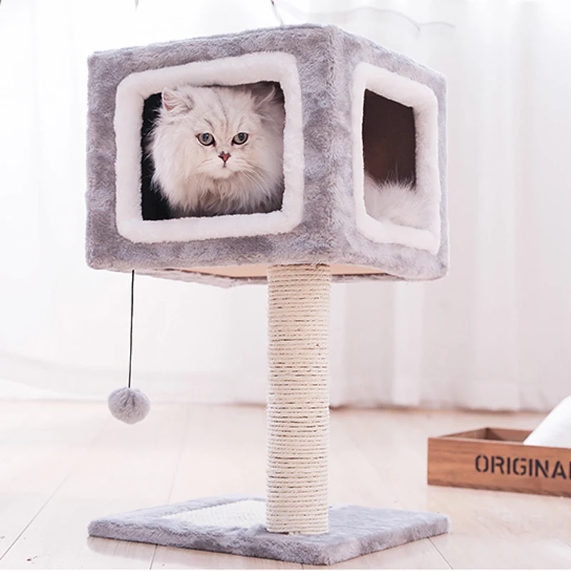 Игрушка для кошек скалолазание дерево полка слой Когтеточка котят коврик