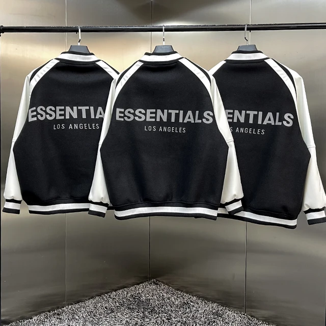 Fw21 New Fashion Brand Essentials Baseball Jacket 2