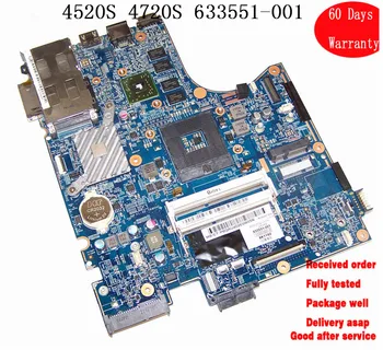 

Placa Motherboard For HP 4520S 4720S Laptop Motherboard 633551-001 100% Work Perfect