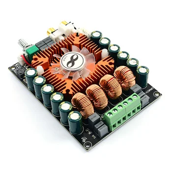 

TDA7498E Easy Install Accessories Digital Amplifier Board Universal High Power With Fan Low Noise Dual Channel Speaker Stereo