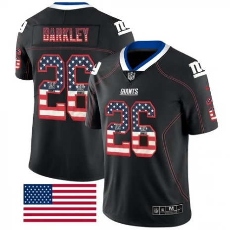 MEN Нью-Йорк мужская футболка Saquon Barkley Giants - Color: MEN