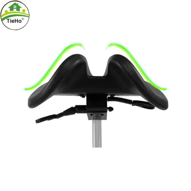 Multi Adjust Ergonomic Saddle Chair Orthopedic Chair Posture Stool with Swivel Tilting Seat For Dental Salon Office