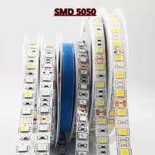 

5M 5050 LED Light Strip TV Backlight Waterproof Warm White 5 12 24 V Volt RGB LED Strip Light
