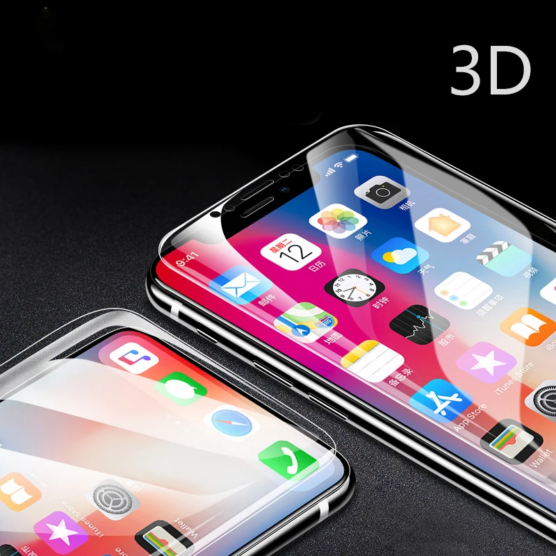 

3D Curved Film For iphone XS Max Screen Protector for iphone 11 Pro Max 6 7 8 plus Nano Hydrogel Film Not Tempered Glass