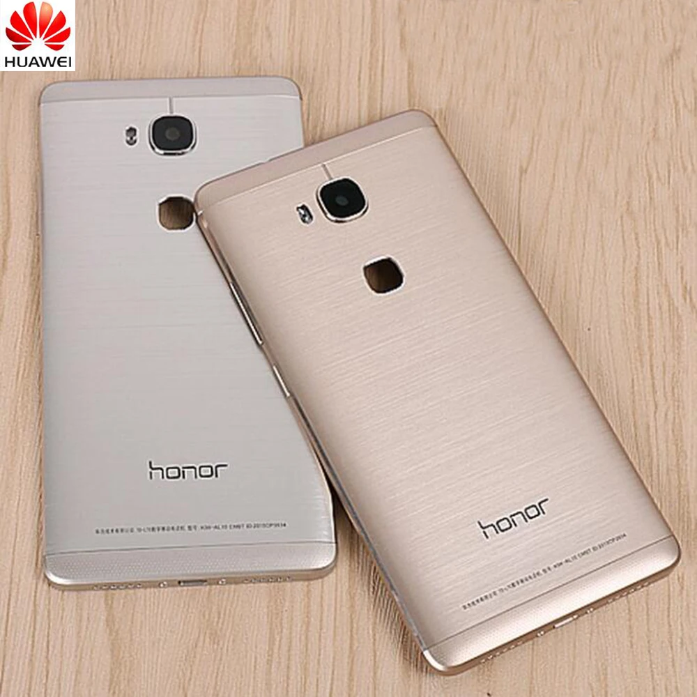 

Original For Huawei Honor 5X X5 GR5 Rear Back Battery Cover Housing with Power Volume Button + Camera Lens Back Cover Door