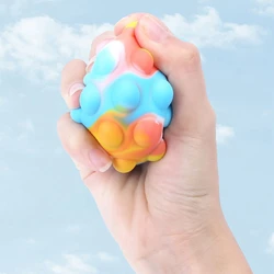 Balle sensorielle Pop Fidget en Silicone 3D, jouet anti Stress, décompression du bout des doigts 
