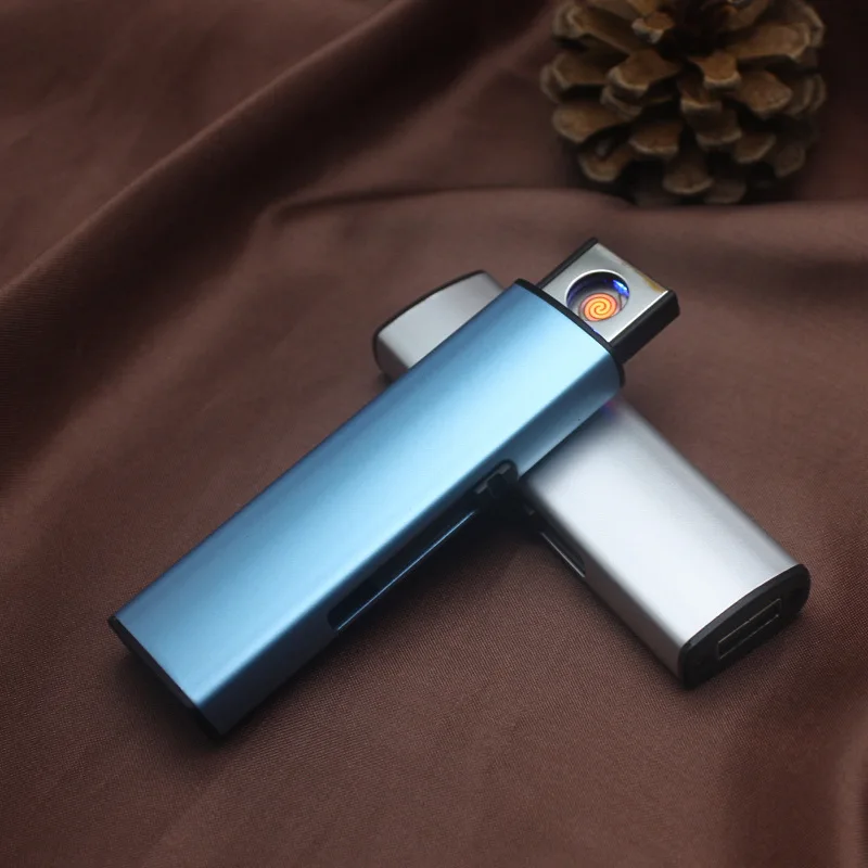 New arrival USB Electronic Lighter Rechargeable Cigarette Lighter Windproof Plasma ARC Lighter Smoking Gadgets For man No Gas