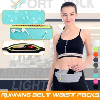 

Sports Bag Running Waist Bag Pocket Jogging Portable Waterproof Reflective Runners Sports Exercise Adjustable Waistband Bag