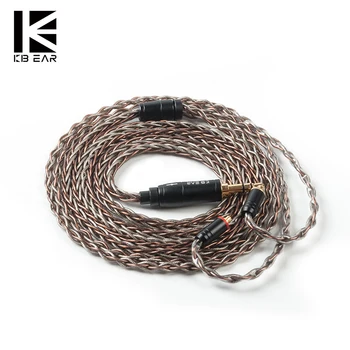 

KBEAR Rhyme 8 Core Single Crystal Copper UPOCC Cable with 2Pin/MMCX/QDC/TFZ Connector for KZ ZSX ZS10 PRO ZSN PRO CCA CA16