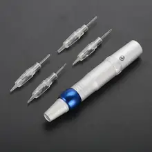 Микроблейдинг ручка dermografo микропигментацион роторная татуировка машина Перманентный макияж машина набор пистолет для татуировок тату принадлежности