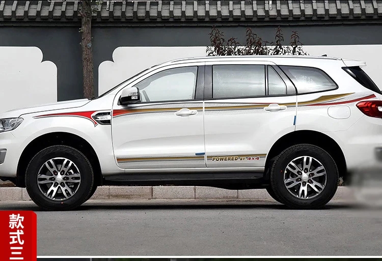 Style 2 Автомобильная наклейка на талию, украшение для тела, переоборудование, наклейка для Geely Atals/Boyue - Название цвета: Style 2