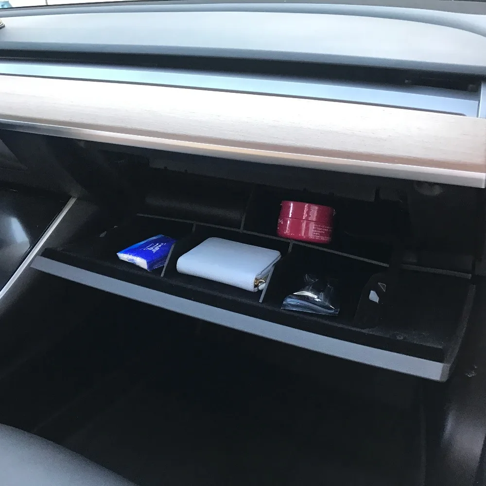 Коробка для перчаток, органайзер, разделитель отсеков для перчаток Tesla, модель 3