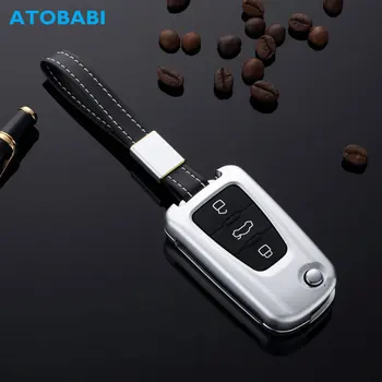 

Aluminum Alloy Car Key Case For Roewe 350 360 750 W5 MG5 MG7 MG GT GS Folding Remote Fob Cover Protector Key Bag Auto Accessory