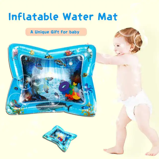 $US $10.32  2020 Baby Kids Water Play Mat Toys Inflatable PVC Infant Tummy Time Playmat Toddler Activity Play C