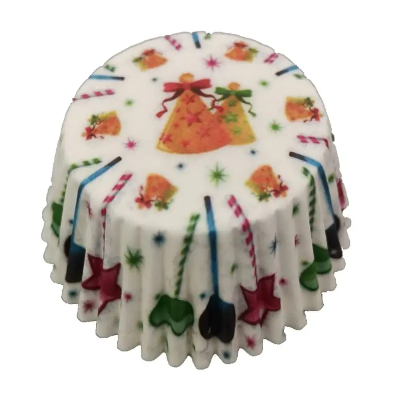 100Pcs 100Pcs Muffin Cupcake Wrapper Paper Cups Egg Tart Oil-proof Case Home DIY Kitchen Baking Decorate Tools Birthday Wedding