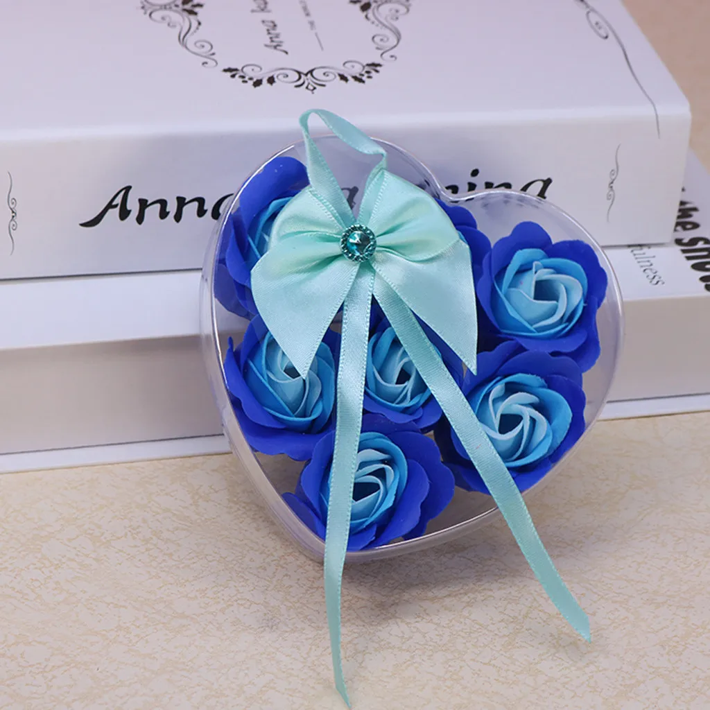7 шт., искусственные цветы, День Святого Валентина, сделай сам, мыло, цветок, подарок, ароматический цветок розы, лепесток, мыло для тела, мыло, подарок на свадьбу, вечеринку