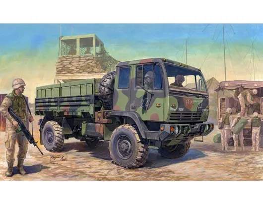 Trumpeter 01004 1/35 M1078 легкий средний тактический автомобиль Стандартный Грузовой грузовик-весы модельный комплект