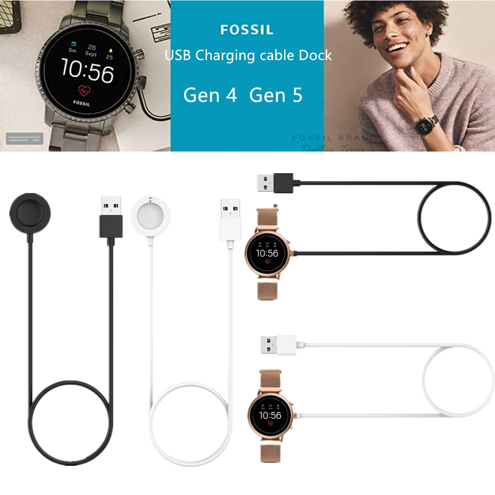 

Smart Watch Charging Dock For Fossil Gen 4 HR Sport Explorist HR Venture HR Charger Charging Dock Cradle Smart Accessories