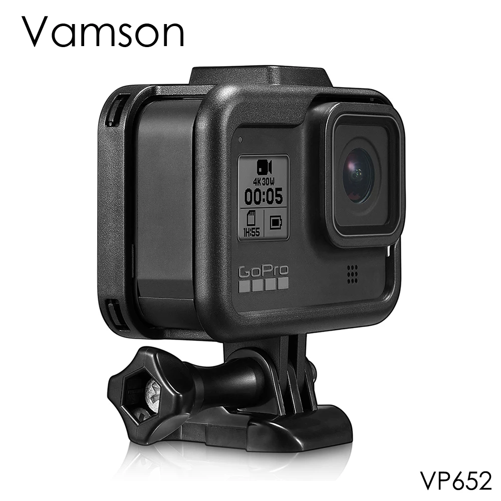 Защитный чехол рамка Vamson для Gopro Hero 8 Go pro аксессуары экшн камеры VP652|Чехлы