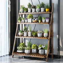 Airs складной Многоэтажный Крытый Балконная полка гостиная из цельного дерева качественная перегородка для земли Meaty Green Luo Botany рамка