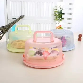 

Portable Handheld Cake Box PP Cake Storage Cupcake Holder Pastry Container Cookie Carrier M0XD