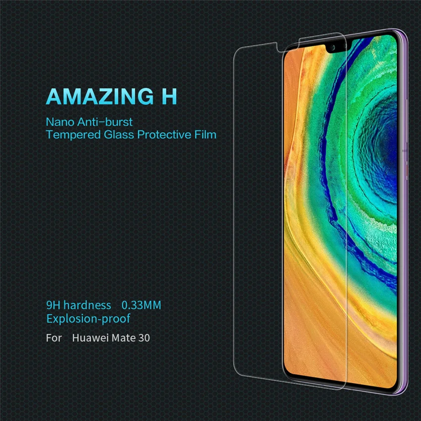 Закаленное стекло NILLKIN для Huawei Mate 30 закаленное Amazing H защита экрана из закаленного