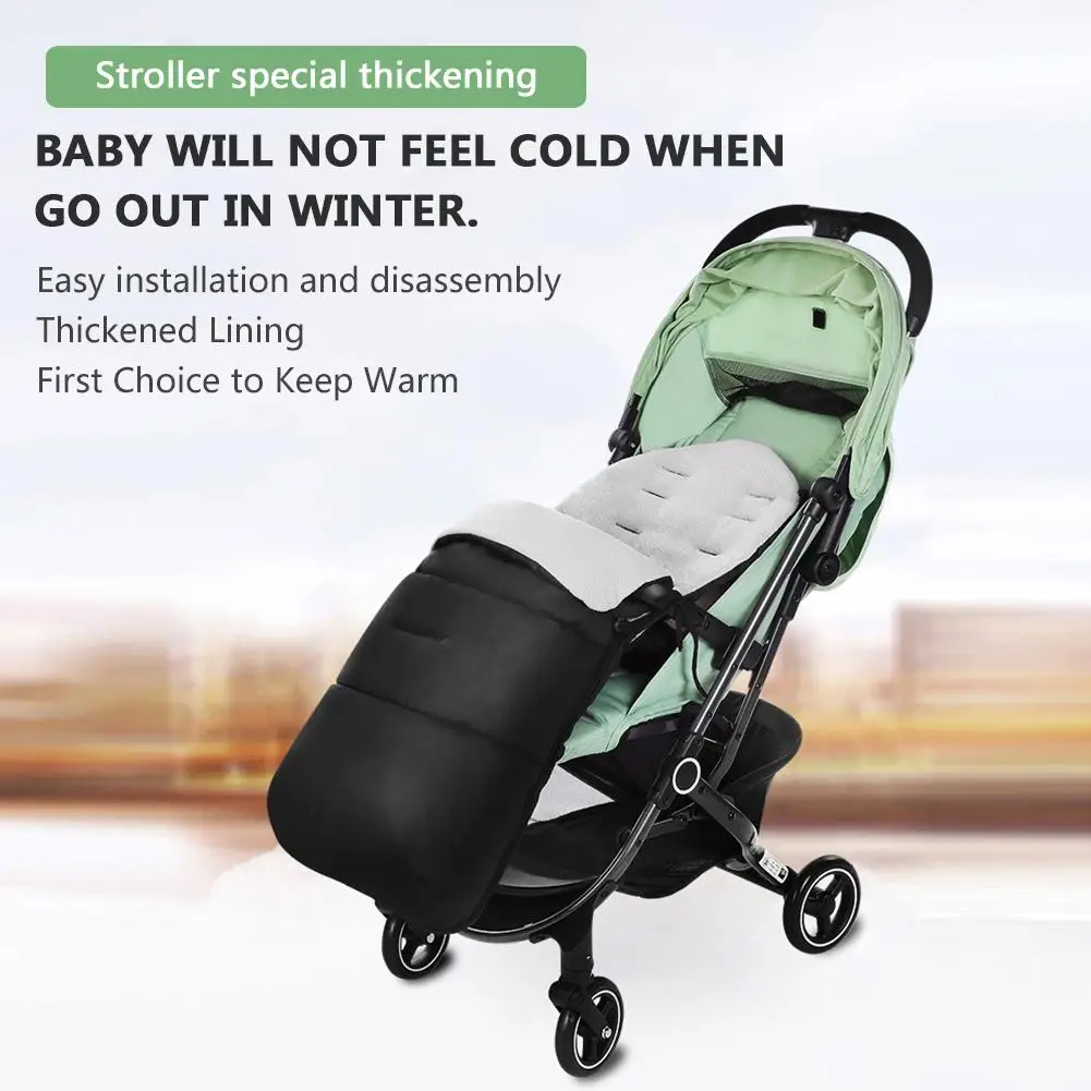 Детский спальный мешок для коляски, сумка для детской коляски, теплая зимняя Пеленка, конверт для новорожденного, детский кокон