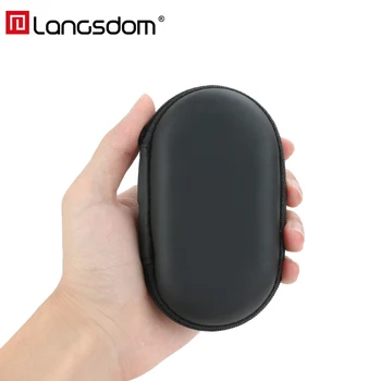

Langsdom Earphone Portable Storage package Mobile phone accessories Mini case for Usb cable Hard Bag Headset Box for charger SD