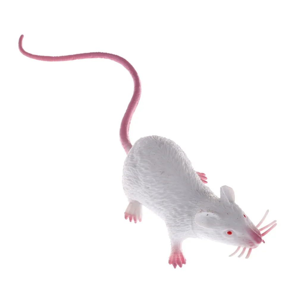 Prank Toys 22cm Small Rat Fake Lifelike Mouse Model Prop Halloween Gift Party Decor