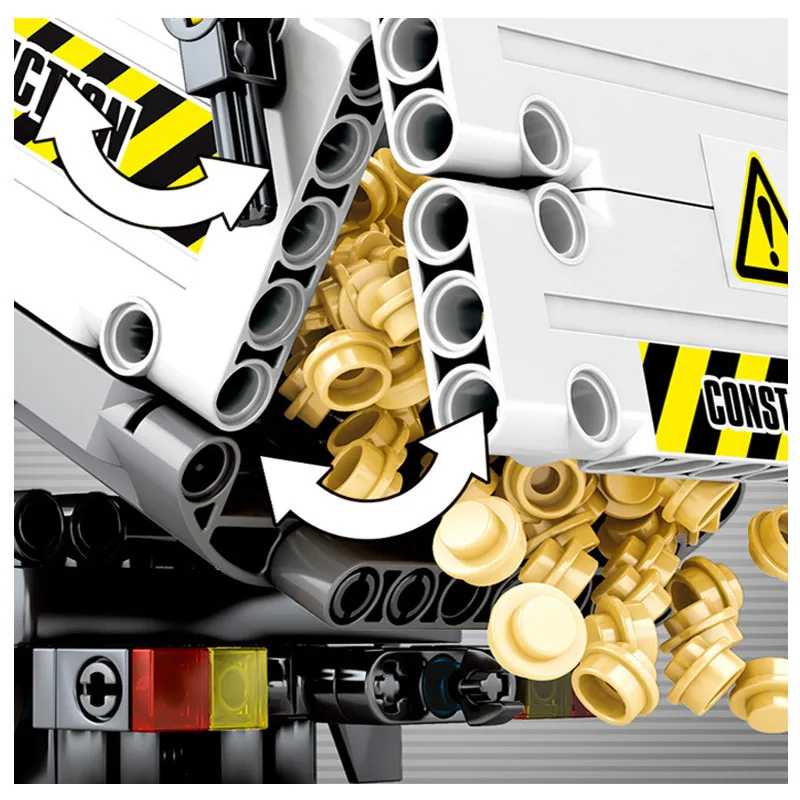 Technic Car Toys, набор грузовиков Technic 701704, строительные блоки, конструктор, грузовик, игрушки для детей, рождественские подарки