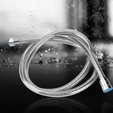 G1/2 дюйма нержавеющая сталь двойная Пряжка гальванический гибкий душ для купания шланг для дома ванная комната старение устойчивый и дюраба