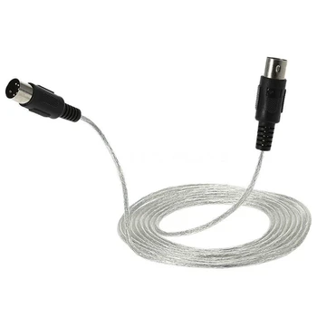 

9.8FT Midi Male to Male DIN 5-Pin Music Instrument Extension Cable Connector