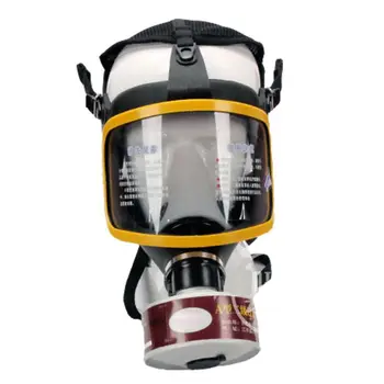 

Anti-saliva Full Face Respirator Dust-proof Gas Mask Safety Chemical Anti-Dust Filter Workplace Safety Protection
