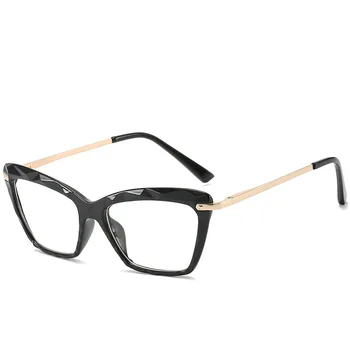 

European and American retro transparent multi-facet crystal glasses frame can be equipped with myopia round frames eyes hipster