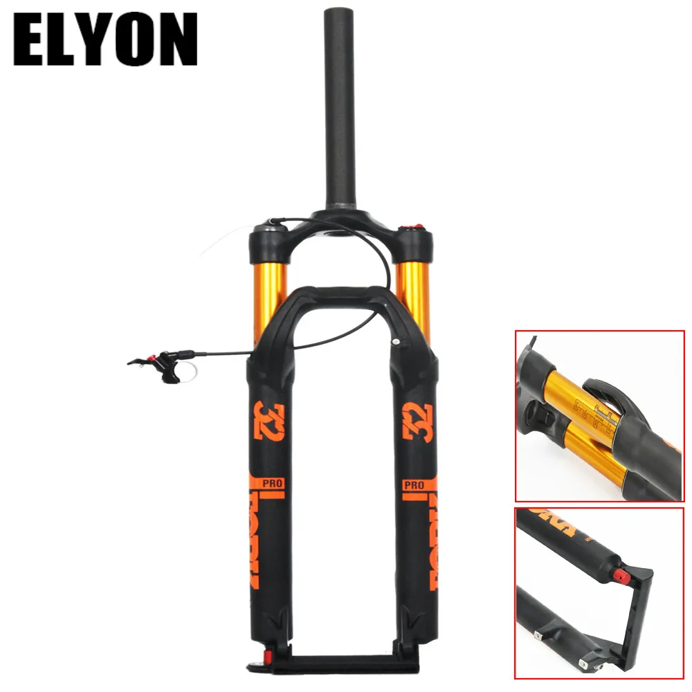 ELYON Mtb вилка Передняя подвеска рама 29 27 5 дюймов воздушная для велосипеда