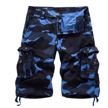 Военные карго-шорты камуфляжные летние модные камуфляжные многокарманные Homme армейские повседневные шорты-бермуды Masculina плюс размер 40