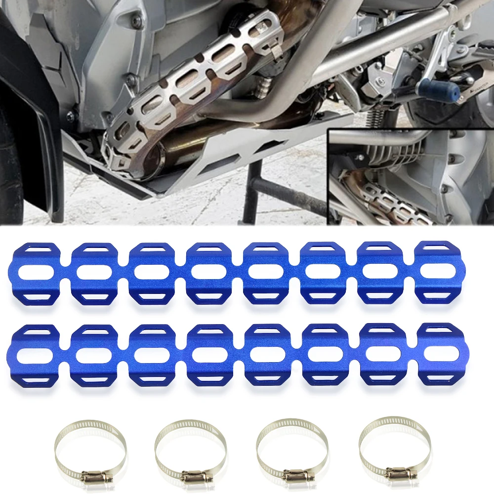 

1 Pair Exhaust Header&Pipe Guards Prorect Cover Exhaust pipe Guards Cover For BMW F800GS F700GS F650GS BMW R1200GS Adventure ABS