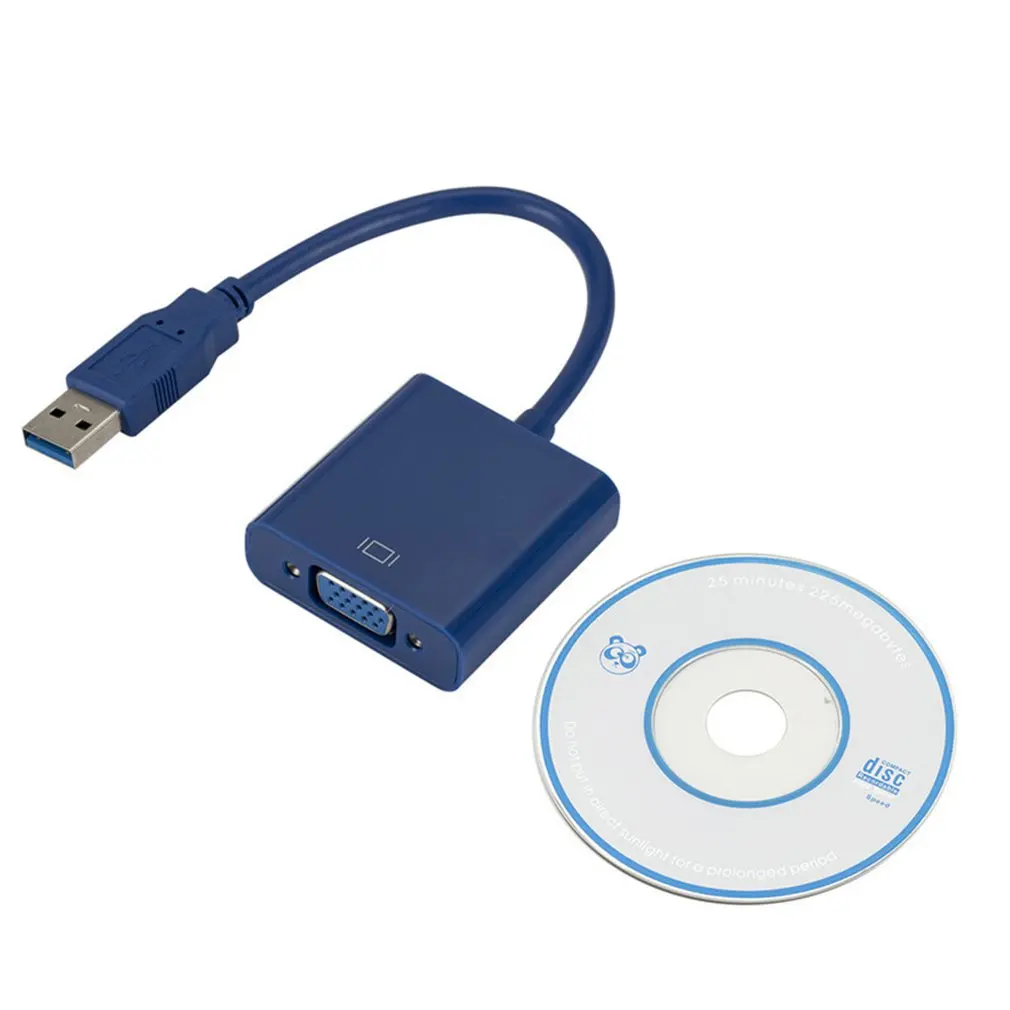 USB 3 0 VGA Кабель адаптер внешняя графическая карта видео мульти дисплей конвертер