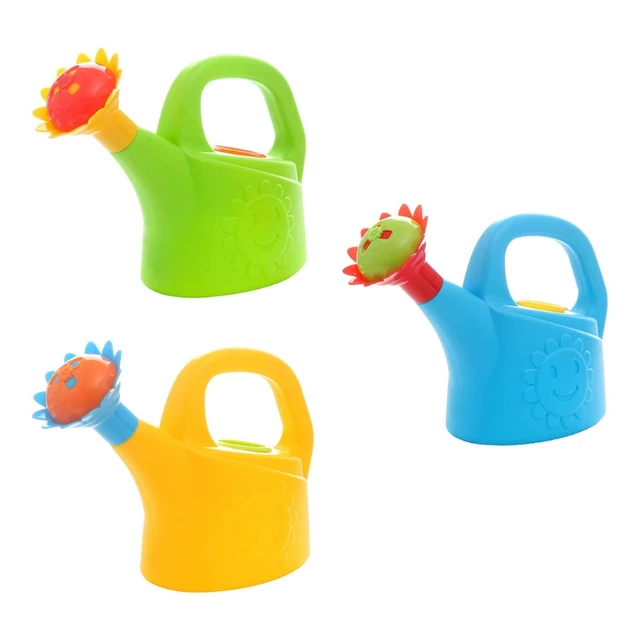 1 Pc Kids Summer Beach Toys Cute Flower Design Baby Watering Can Seaside Kids Play Water Games Tool Kids Outing Supplies 1