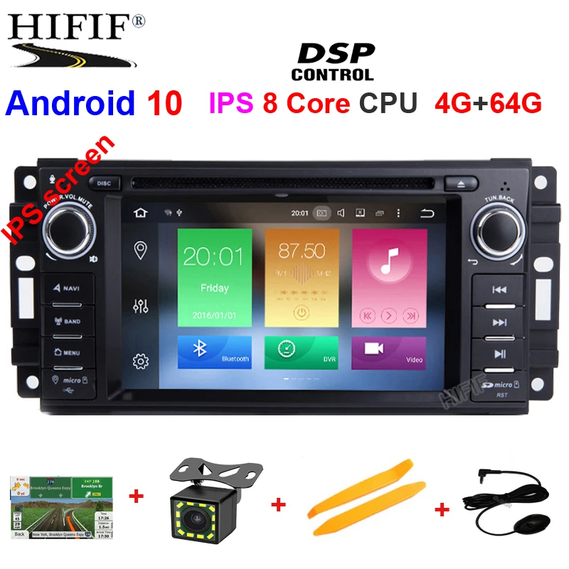 Ips 8 ядерный Android 10 Автомобильный DVD Радио gps стерео для Jeep Liberty Wrangler Компас Commander Grand Cherokee Dodge caliber путешествие