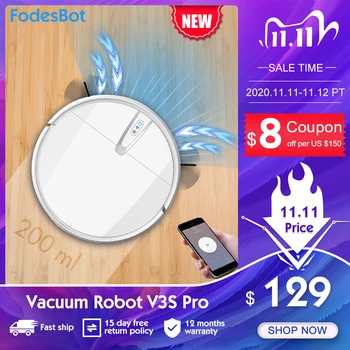 

Robot Vacuum Cleaner 2000Pa Strong Suction Intelligent Mopping Dry Wet Cleaning Automatic Recharge APP Remote Control
