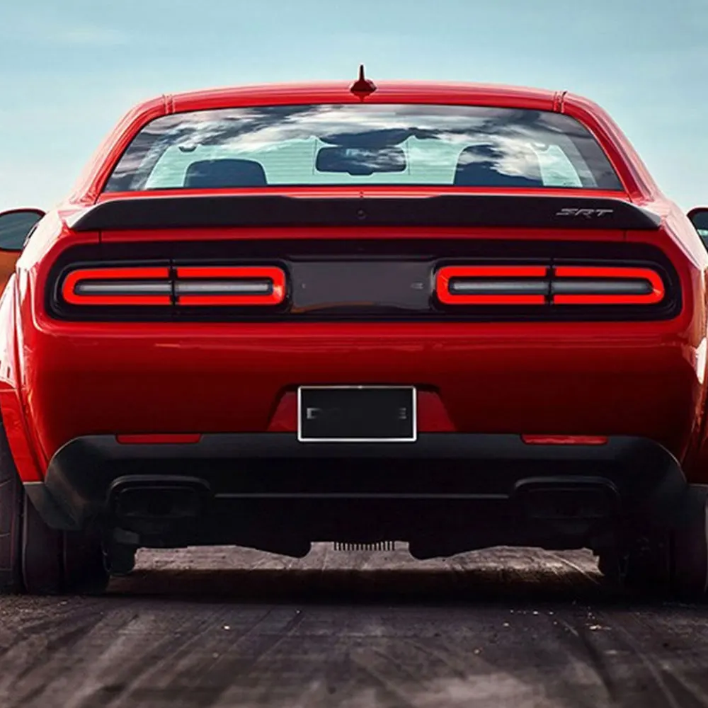 Светодиодный фонарь светильник s в сборе для Dodge Challenger 2008- светодиодный задний фонарь стоп-сигнал заднего хода светильник беспроводной сзади Резервное копирование лампы дневные ходовые огни автомобиля задние светодиодные светильник