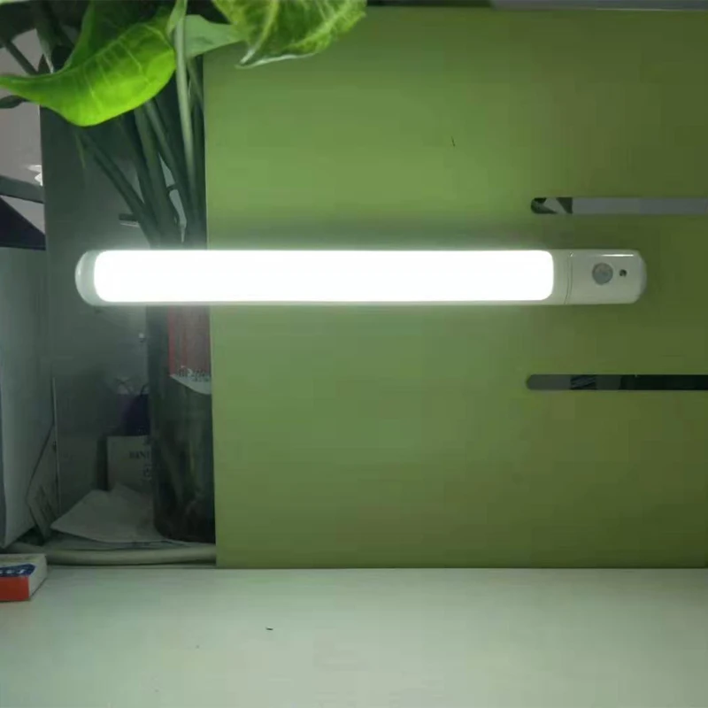 25 светодиодов USB Перезаряжаемый пассивный инфракрасный датчик ночного освещения датчик движения свет под шкафом шкаф ночник лампа с Магнитная лампа