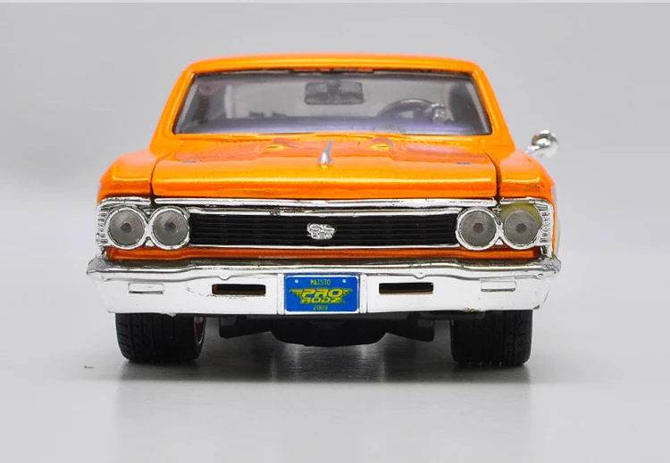 1/24 игрушка для мальчика литая модель автомобиля коллекционный автомобиль подарок для детей 1:24 мышечные статические автомобили Chevrolet-Corvette-1966 SS396