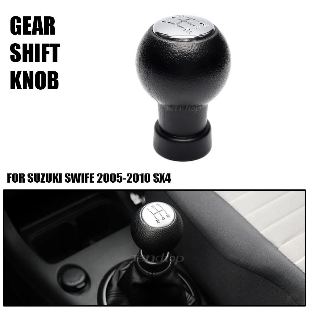1Pcs For Suzuki Swift 2005 2010 SX4 2007 2013 Gear Shift Knob Head 5