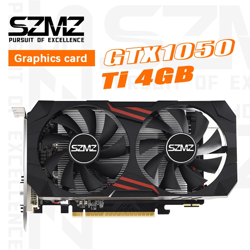 SZMZ оригинальная графическая карта GTX 1050 TI 4 Гб 960 бит GDDR5 NVIDIA Geforce Non GXT 1060 1650 750 Ti GPU |