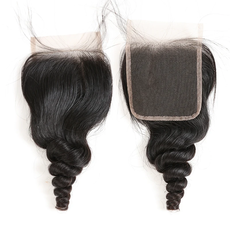 【Addbeauty】Loose волна 10 " 20" H бразильский Волосы remy застежка предварительно